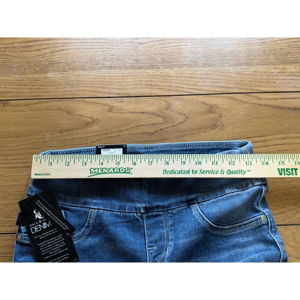Rock & Republic Denim Rx The Slimming Cure Cuff Jeans Women Sz 4 Cuff Bottom NWT - Picture 5 of 15
